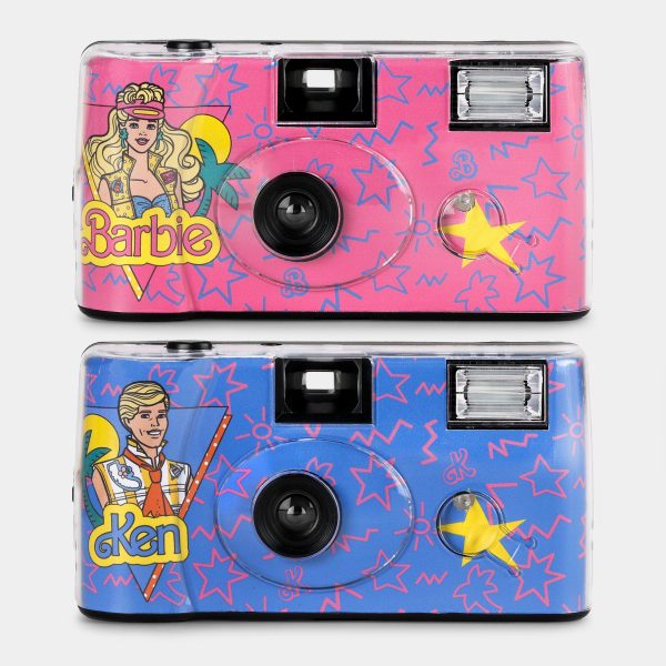 Barbie & Ken Preloaded 35mm Film Simple-Use Cameras (Double Pack) Hot on Sale