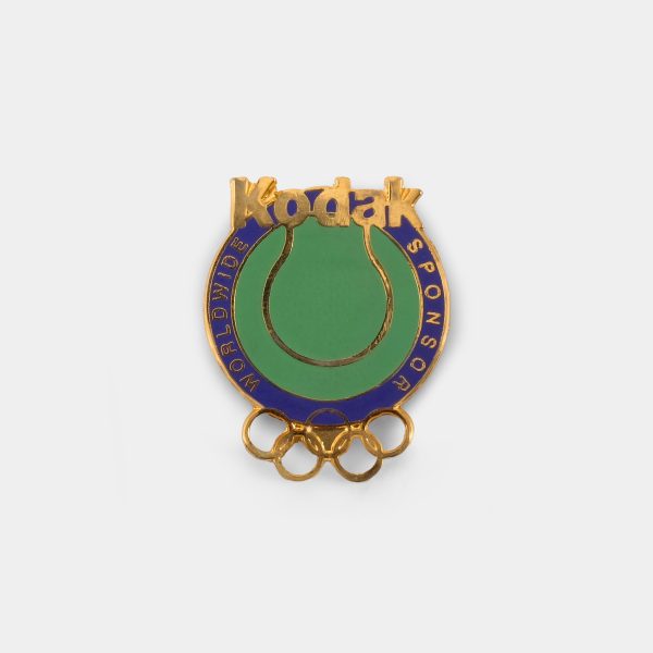 Kodak  Worldwide Sponsor  Olympic Tennis Vintage Enamel Pin Fashion
