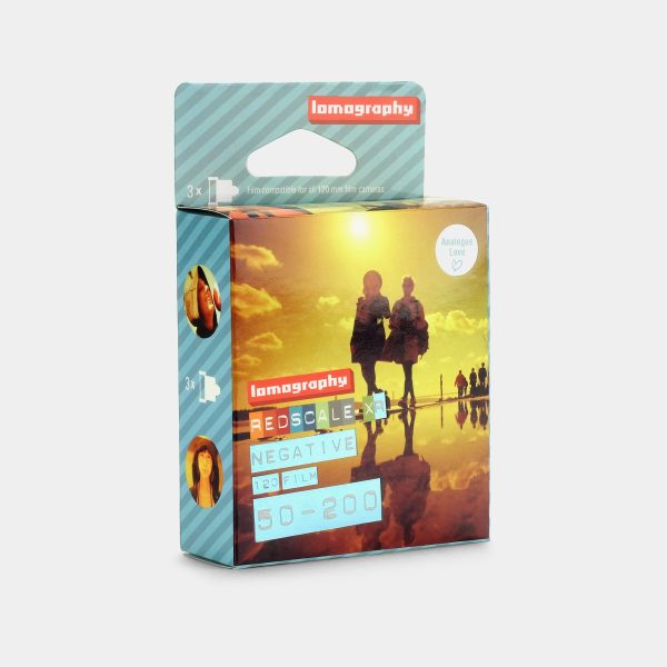 Lomography Redscale XR 50-200 ISO 120 Film - 3 Pack Hot on Sale