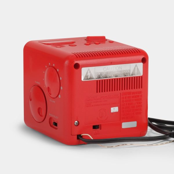 Sony Dream Machine ICF-C10W Red Alarm Clock and Radio Fashion - Image 3