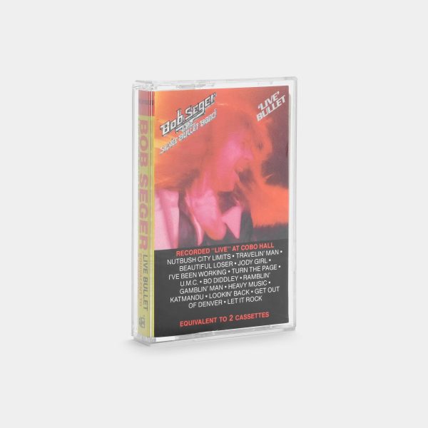 Bob Seger & The Silver Bullet Band - Live Bullet Cassette Tape Online Hot Sale