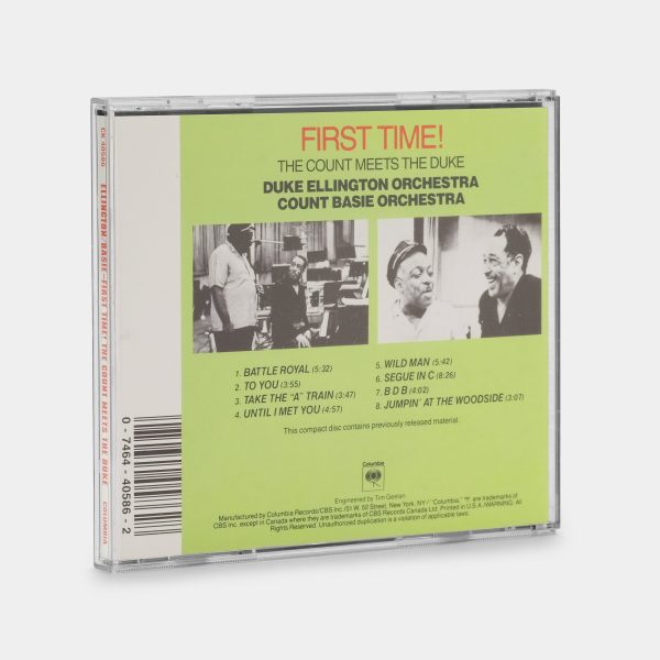 Duke Ellington And Count Basie - First Time! The Count Meets The Duke CD Online Sale - Image 2